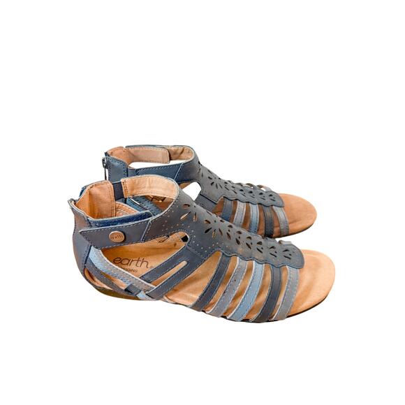 Earth Origins Admiral Blue Multi Bevvy Sandals Size 9 - Picture 2 of 6